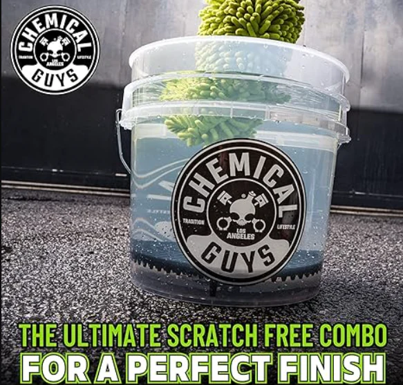 Heavy Duty Ultra Clear Detailing Bucket, 4.25 Gal Sölumyndir