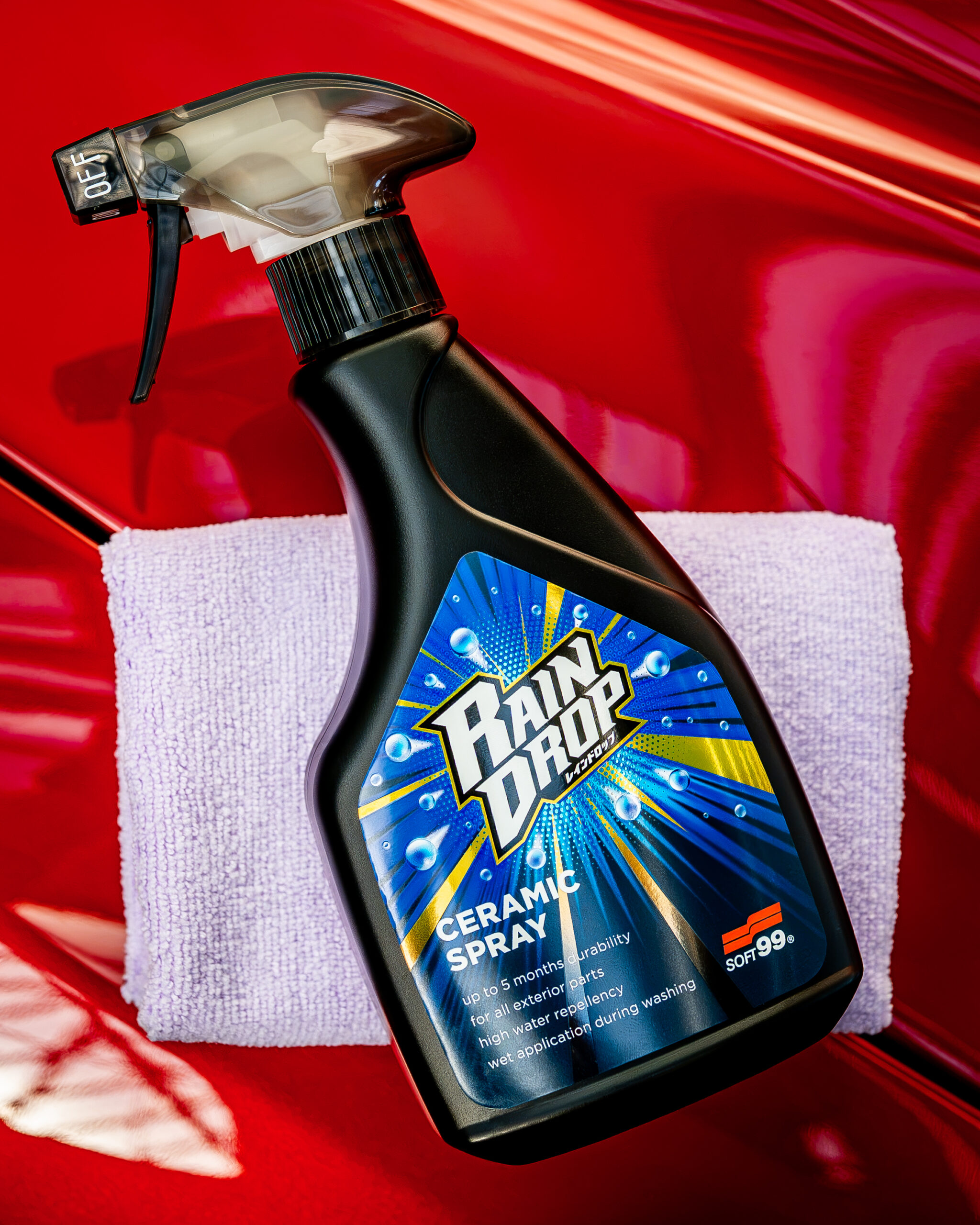 SOFT99 RAIN DROP CERAMIC SPRAY – 500 ML - Image 2